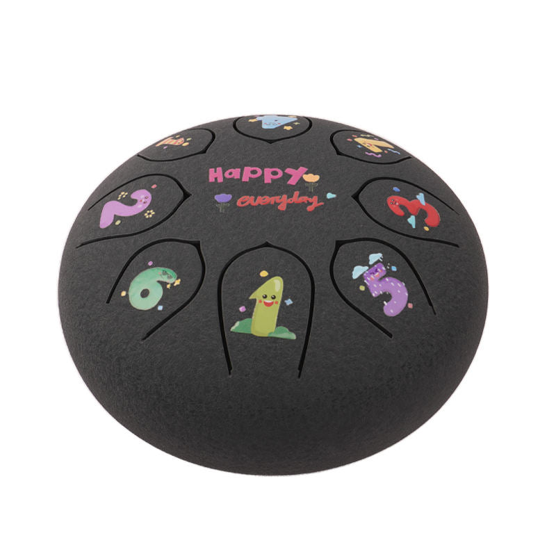 8 Notes Steel Hand Tongue Drum for Kids