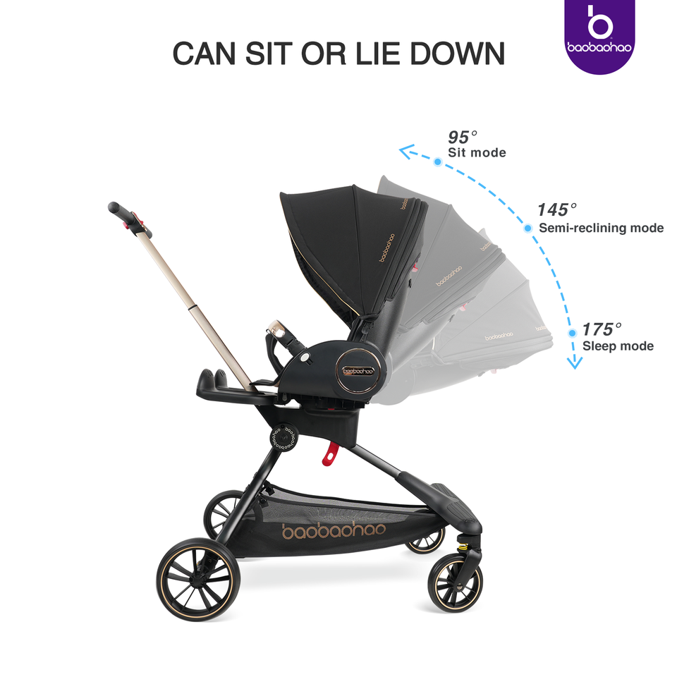 Baobaohao Babi Luxury Eggshell Baby Stroller