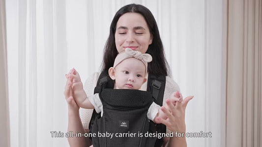 Sunveno Ergonomic Breathable Baby Carrier (4–24 Months)